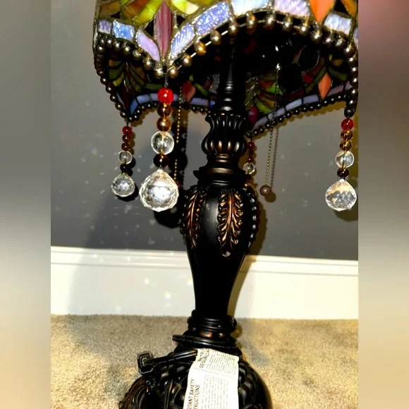 Tiffany style…. Lamp multicolor bed table lamp - Picture 2 of 3
